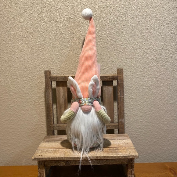 Spring Bunny Plush Gnomes Set Of 2, Spring Floral Gnomes, Bunny Gnomes - Picture 7 of 14